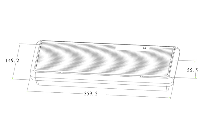 TUV CE LED Bulkhead Emergency Light( (1)